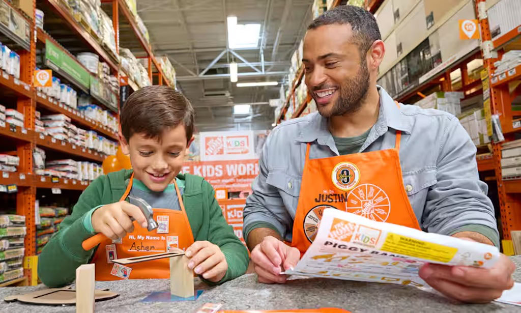 Free Home Depot Kids workshop