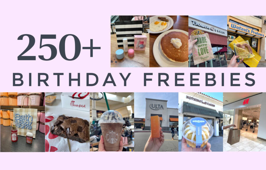 birthday freebies